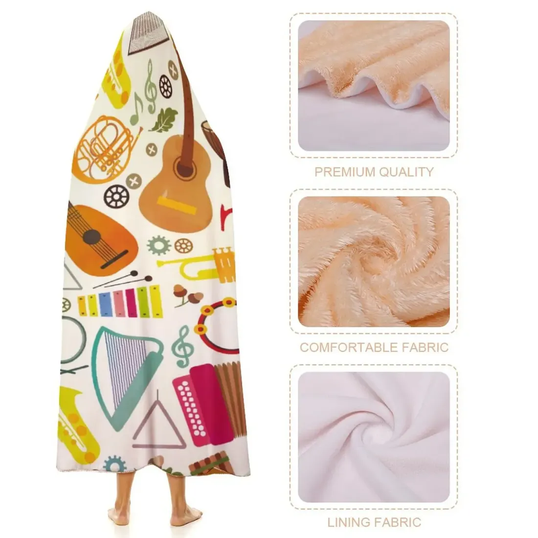 Cloak Hooded Blanket 50"×60" — photo 6