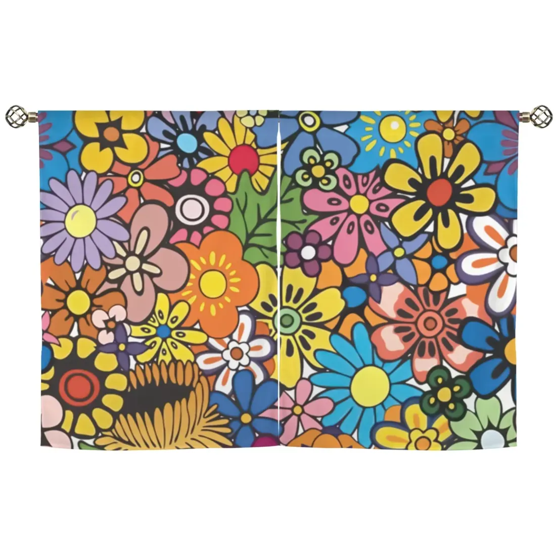 Custom Window Curtain 28"x40" (2-Piece) — photo 5