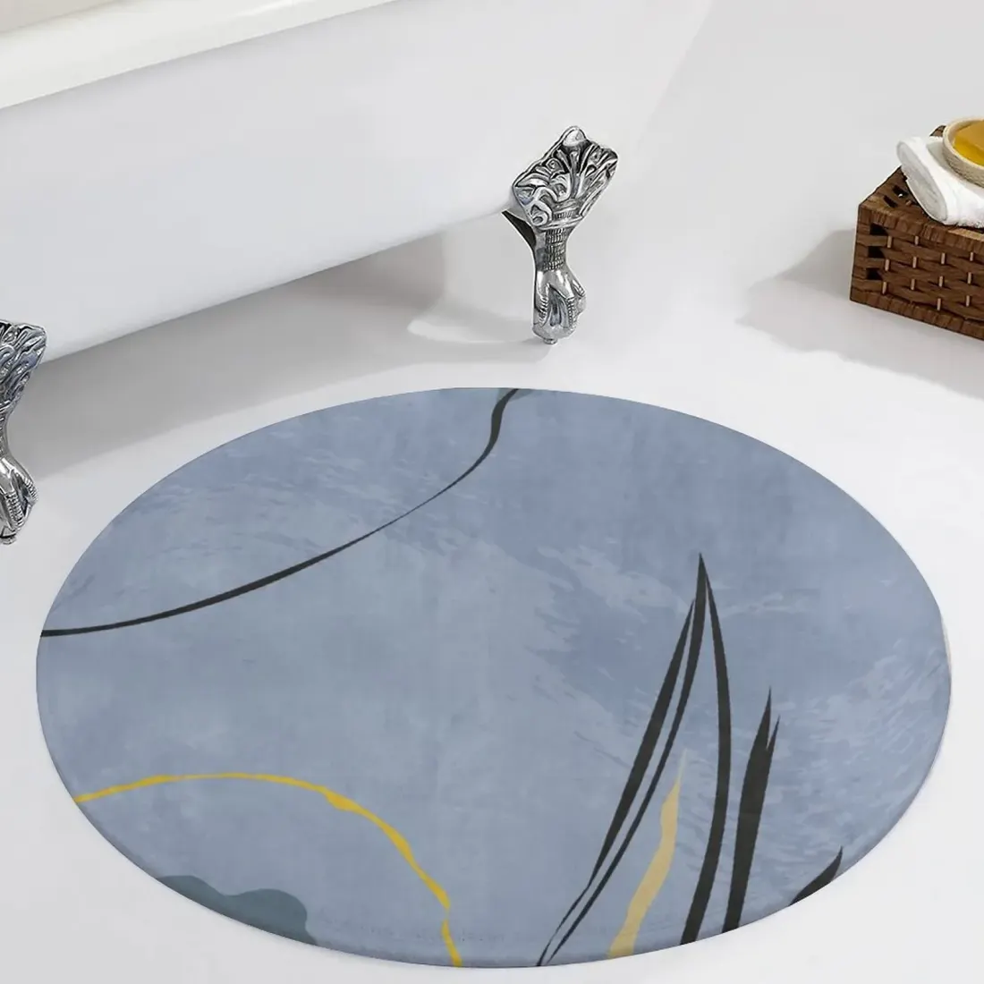 Coral Velvet Round Floor Mat (80*80cm) — photo 3