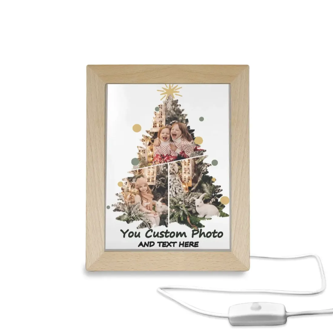 Custom Acrylic Plaque Picture Frame With Light — photo 4