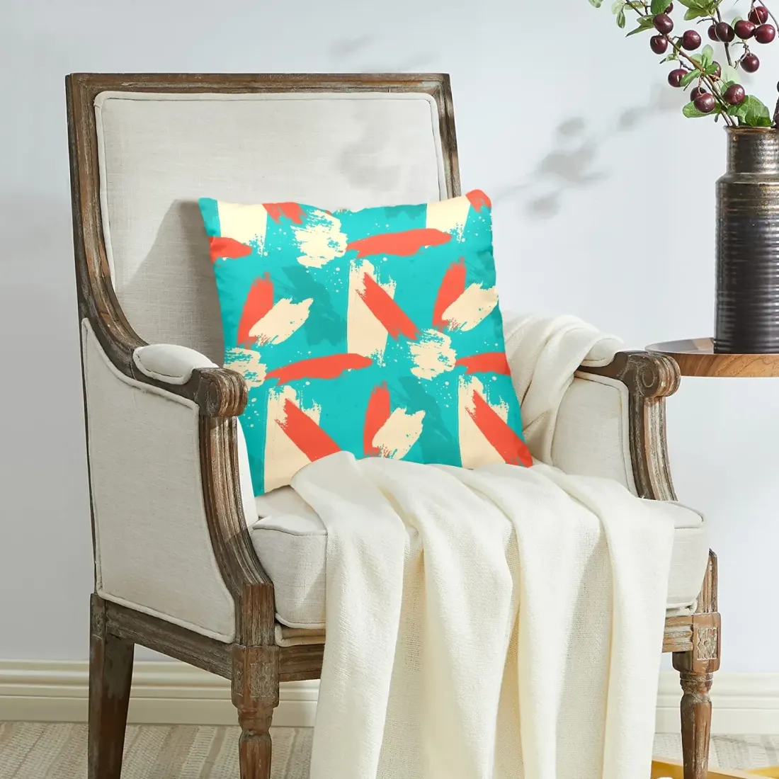 Peach Skin Pillowcase 18"x18" (One Side Printing)(2 Pack) — photo 2