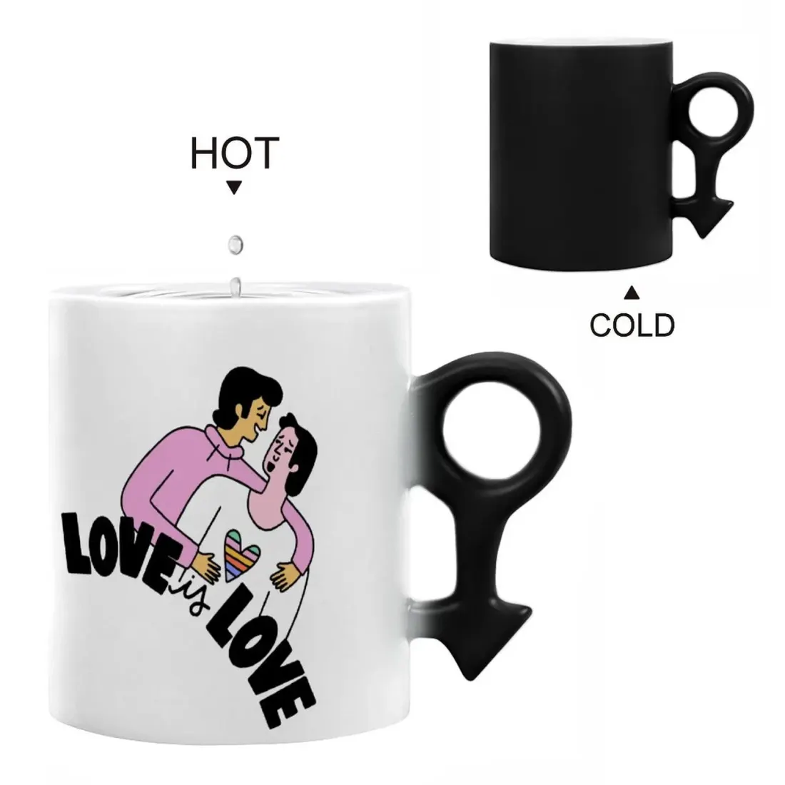 Couples Symbol Discoloration Mug — photo 3