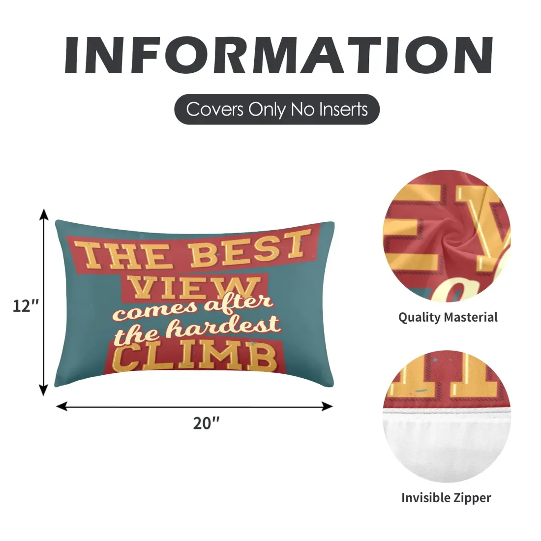 Peach Skin Pillowcase 20"x12" (One Side Printing)(2 Pack) — photo 3