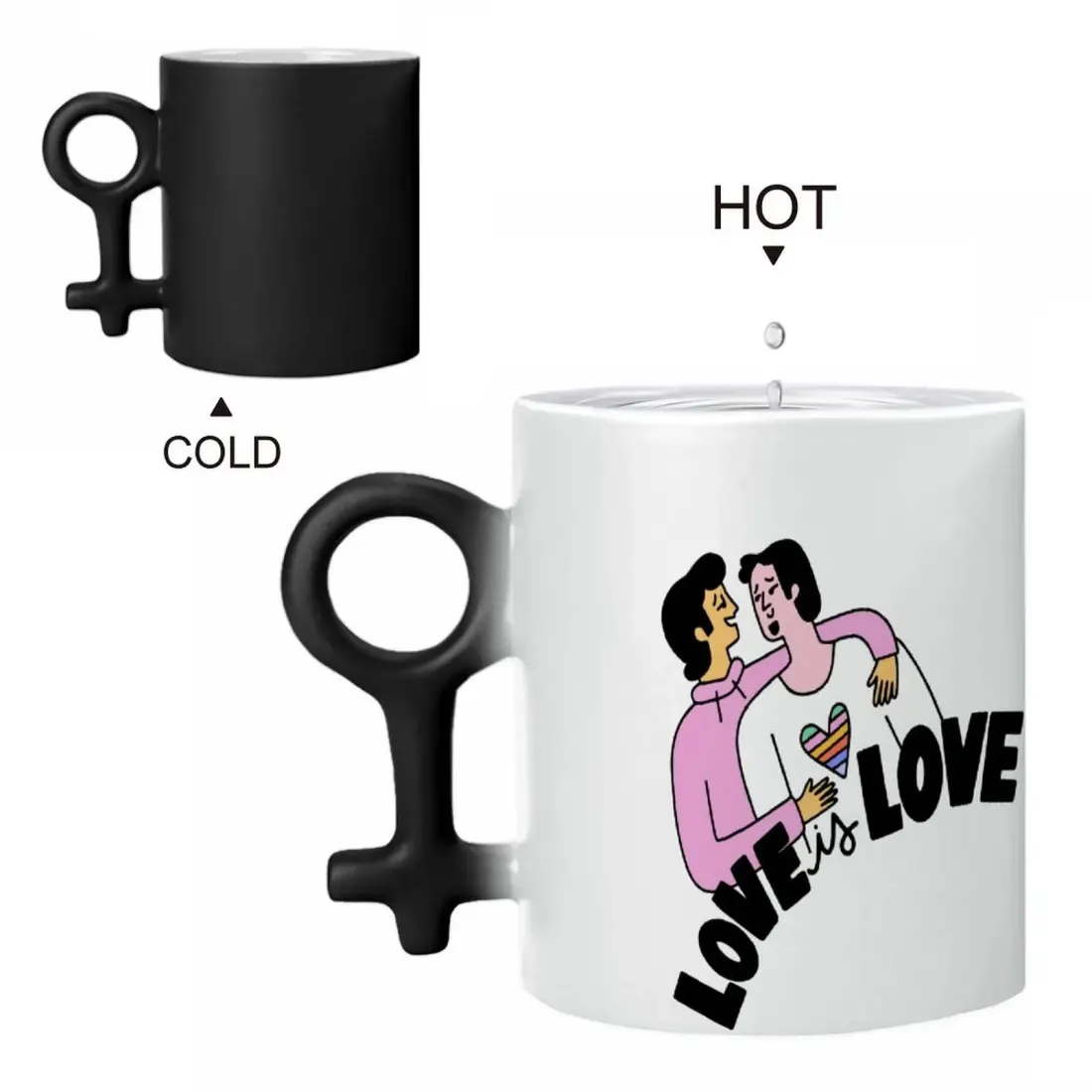 Couples Symbol Discoloration Mug — photo 4