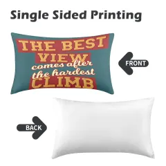 Peach Skin Pillowcase 20"x12" (One Side Printing)(2 Pack) thumbnail 4