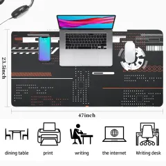 Custom Gaming Mousepad 47"x23.5"(with Stitched Edges) thumbnail 1