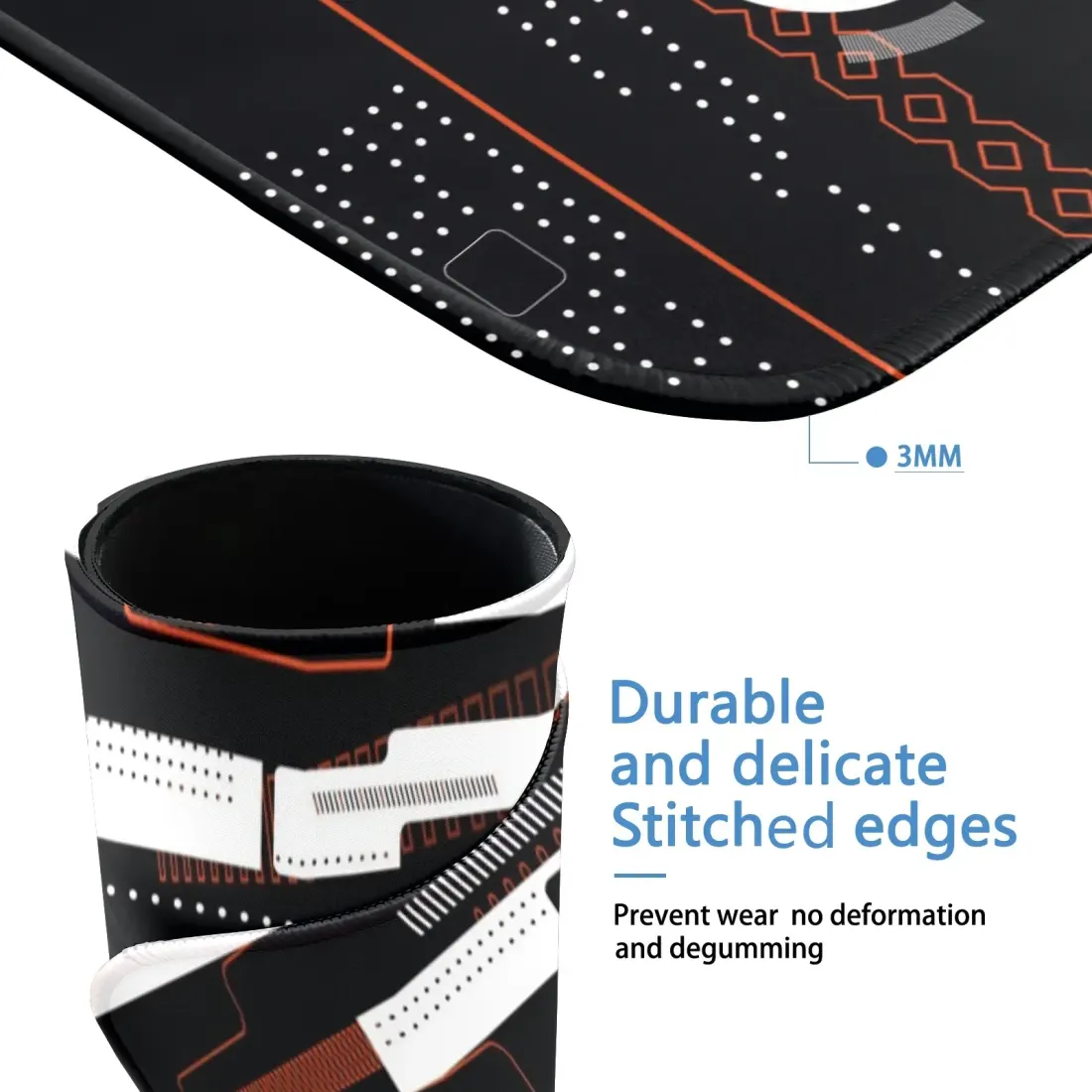 Custom Gaming Mousepad 47"x23.5"(with Stitched Edges) — photo 4