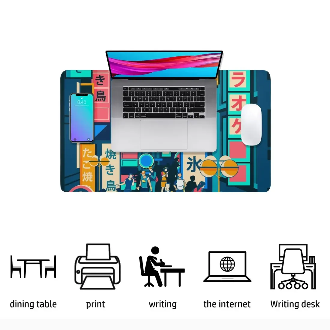 Custom Rectangle Mousepad 23.6" x 13.8"（with Stitched Edges） — photo 2