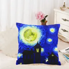 Throw Pillow Cover 18" x 18" (Twin Sides) thumbnail 3