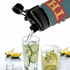 Insulated Water Bottle with Dual-use Lid (18oz) thumbnail 2
