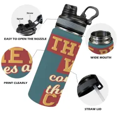 Insulated Water Bottle with Dual-use Lid (18oz) thumbnail 4
