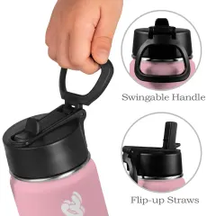 Kids Water Bottle with Straw Lid (12 oz) thumbnail 3