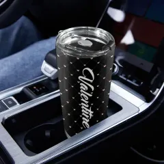 Custom Tumbler with Black Lid (20oz ） thumbnail 1
