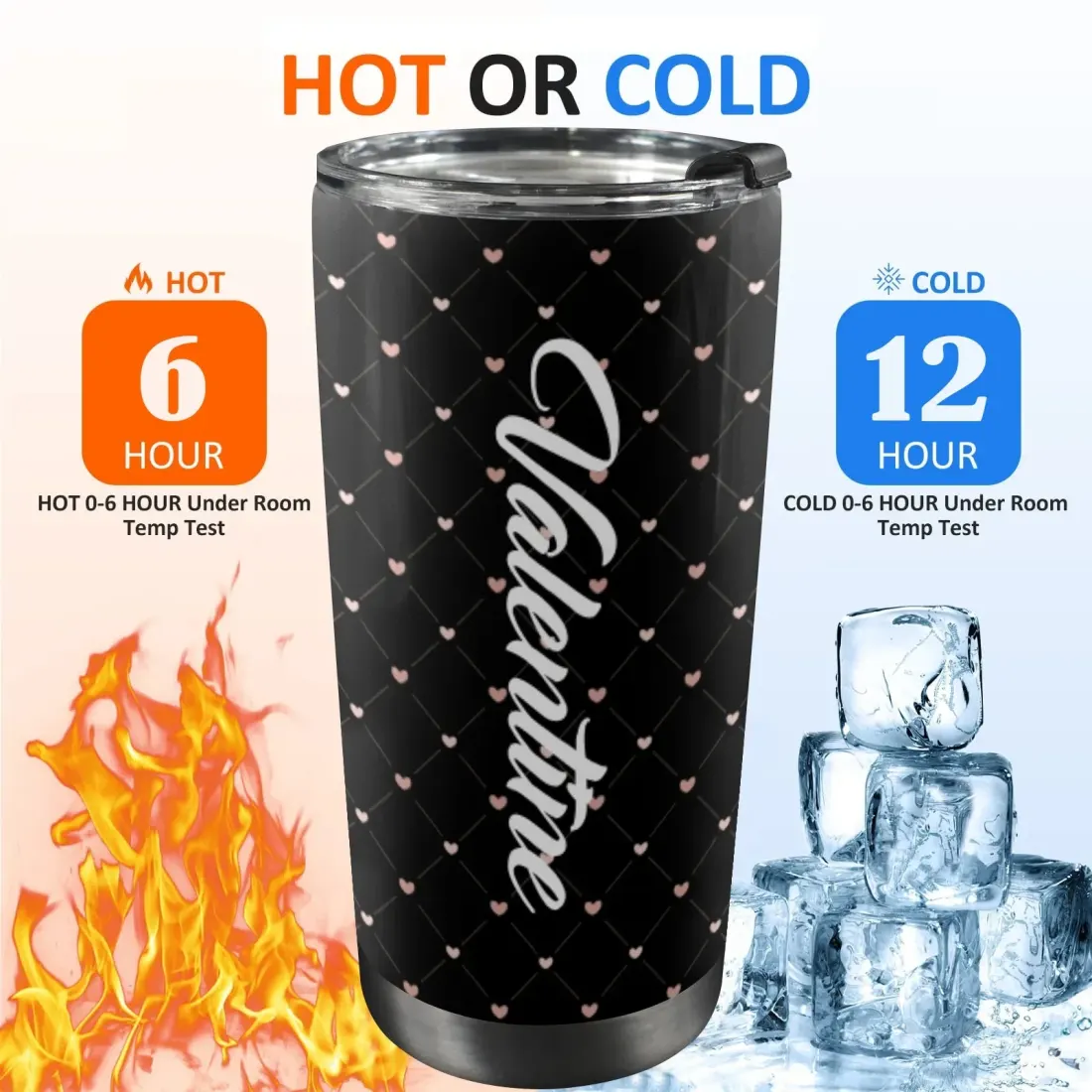 Custom Tumbler with Black Lid (20oz ） — photo 3