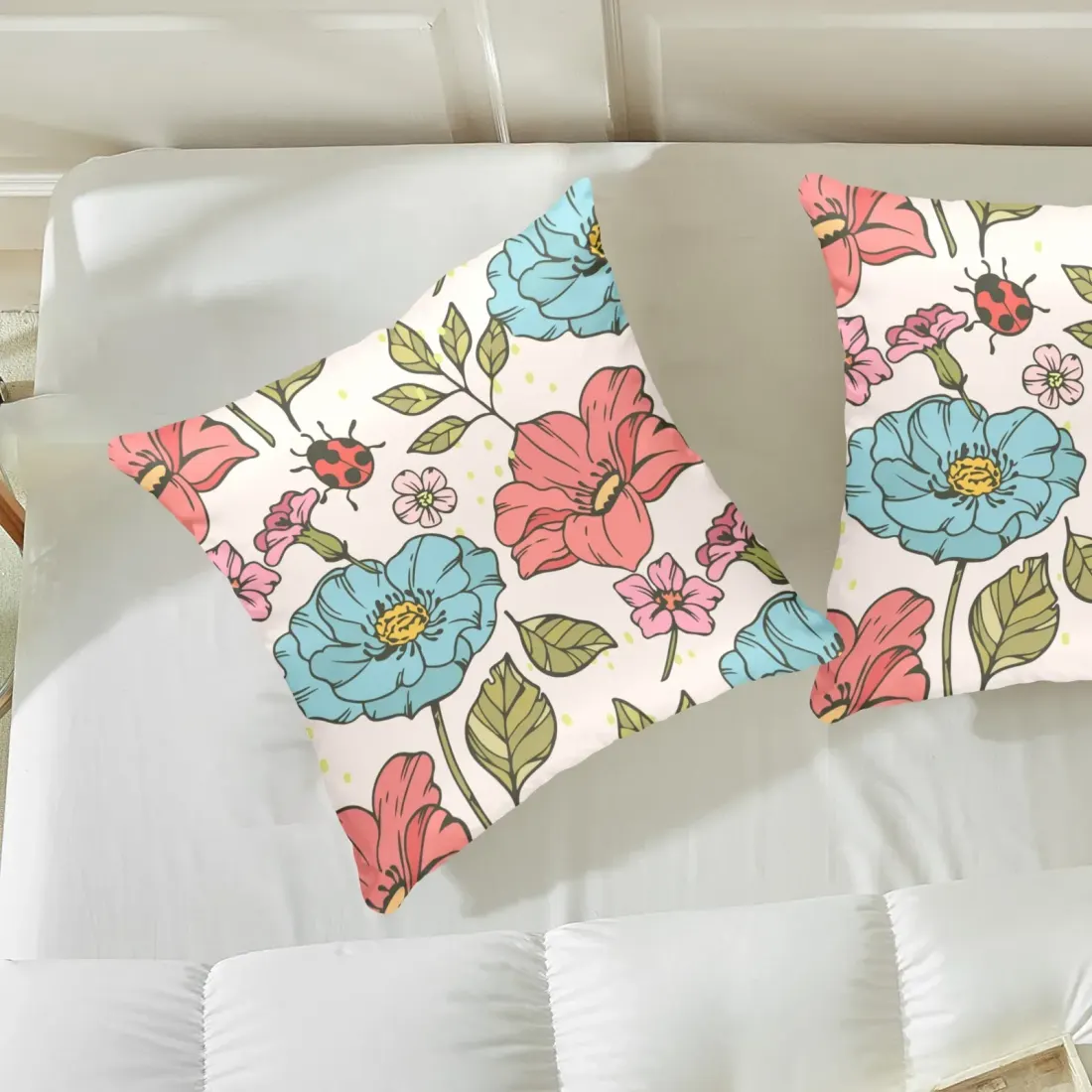 Peach Skin Pillowcase 16"x16"(One Side Printing)(2 Pack) — photo 2