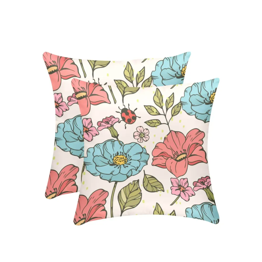 Peach Skin Pillowcase 16"x16"(One Side Printing)(2 Pack) — photo 3