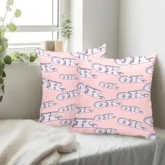 Peach Skin Pillowcase 20"x20" (One Side Printing)(2 Pack) thumbnail 1