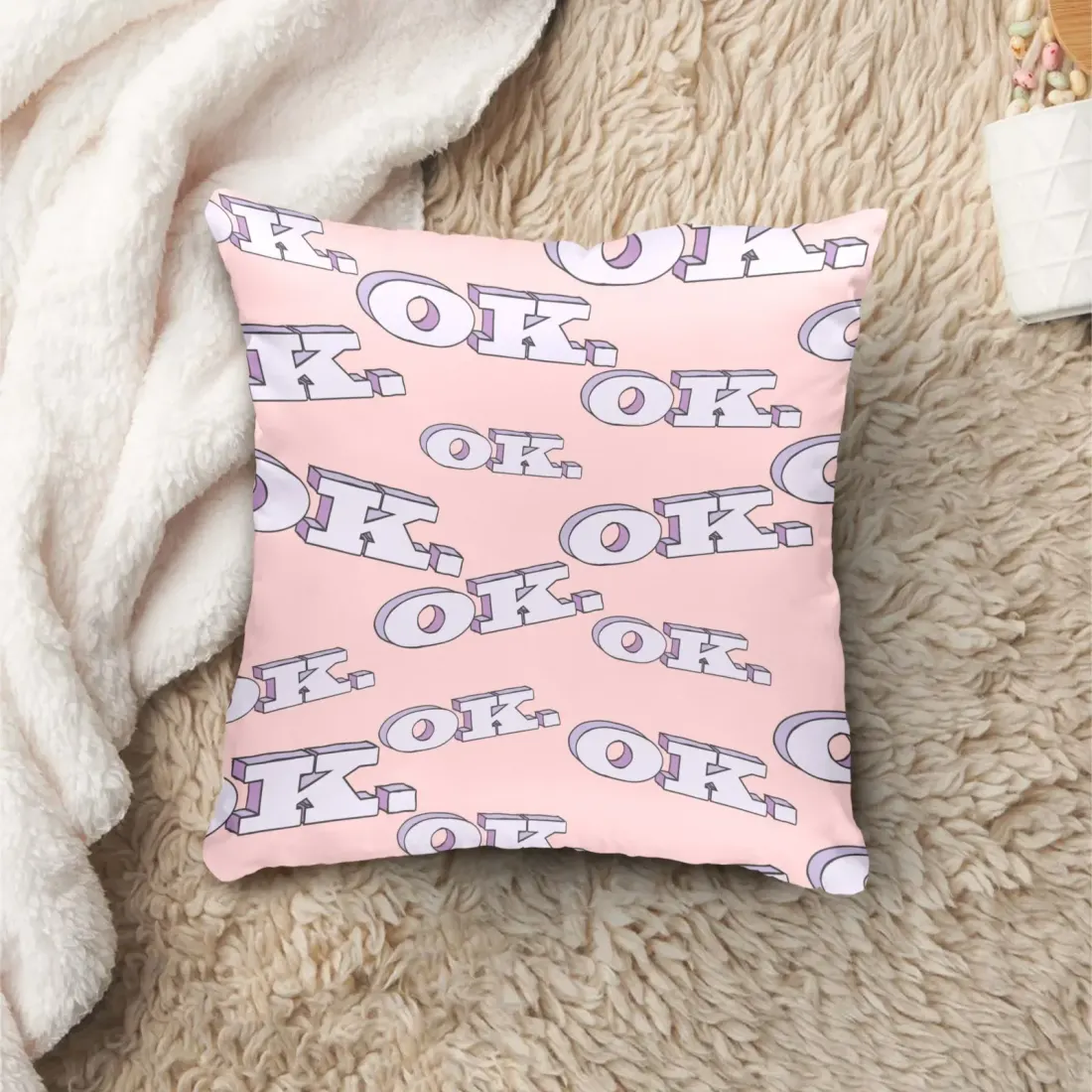 Peach Skin Pillowcase 20"x20" (One Side Printing)(2 Pack) — photo 2
