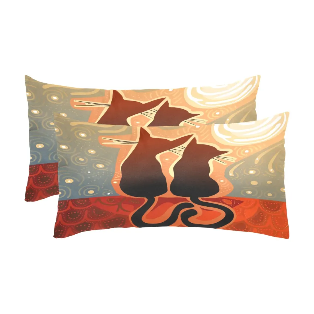 Rectangle Pillow Cases 20"x36"(One Side)(Pack of 2) — photo 4
