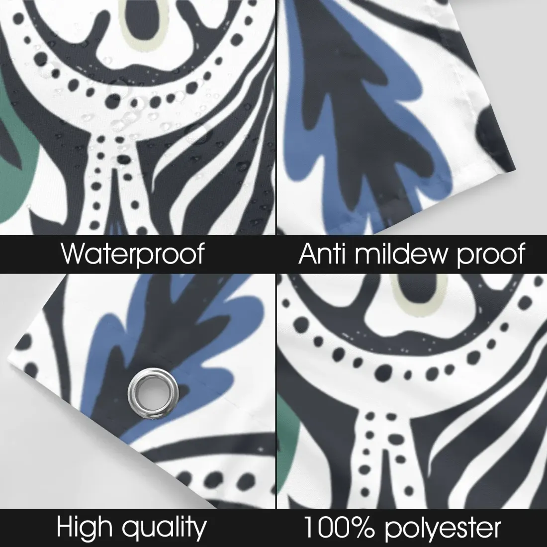 Shower Curtain 72" x 72" — photo 3