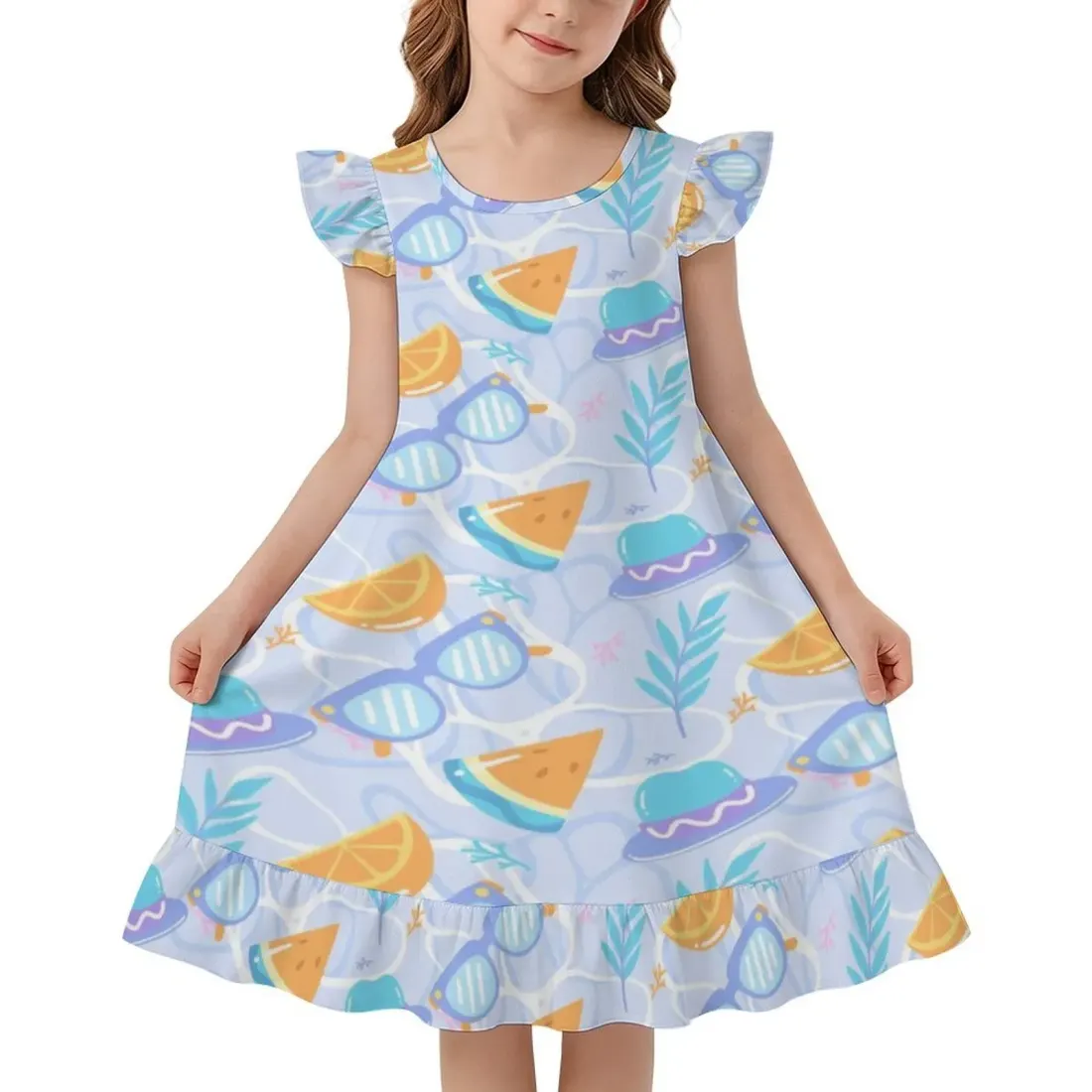 Girls' Ruffle Hem Nightgown — photo 2