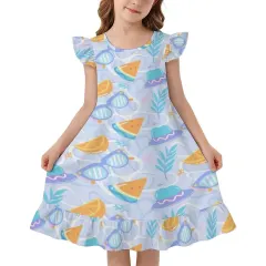 Girls' Ruffle Hem Nightgown thumbnail 2