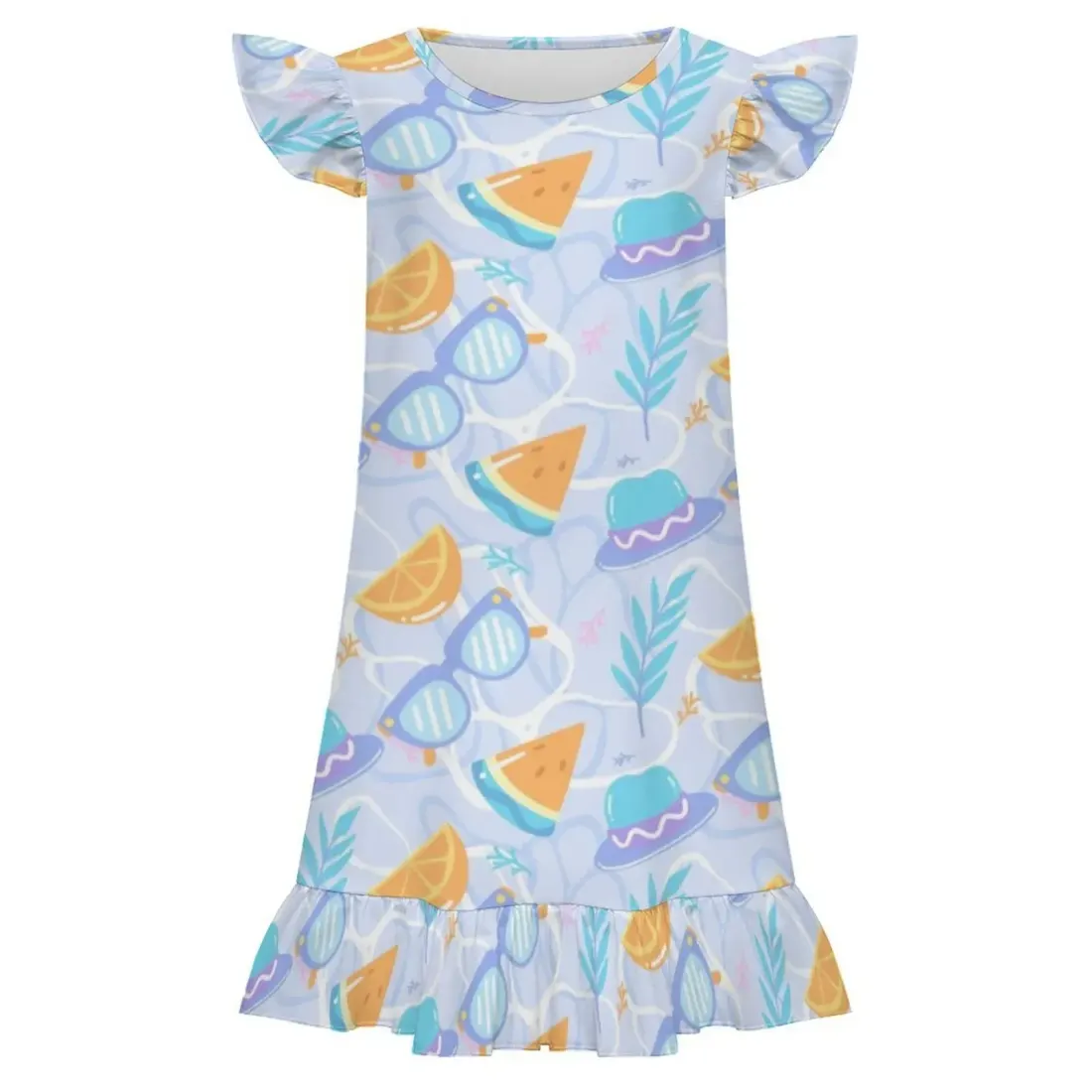 Girls' Ruffle Hem Nightgown — photo 3