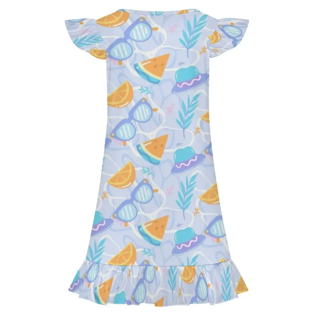 Girls' Ruffle Hem Nightgown — photo 4