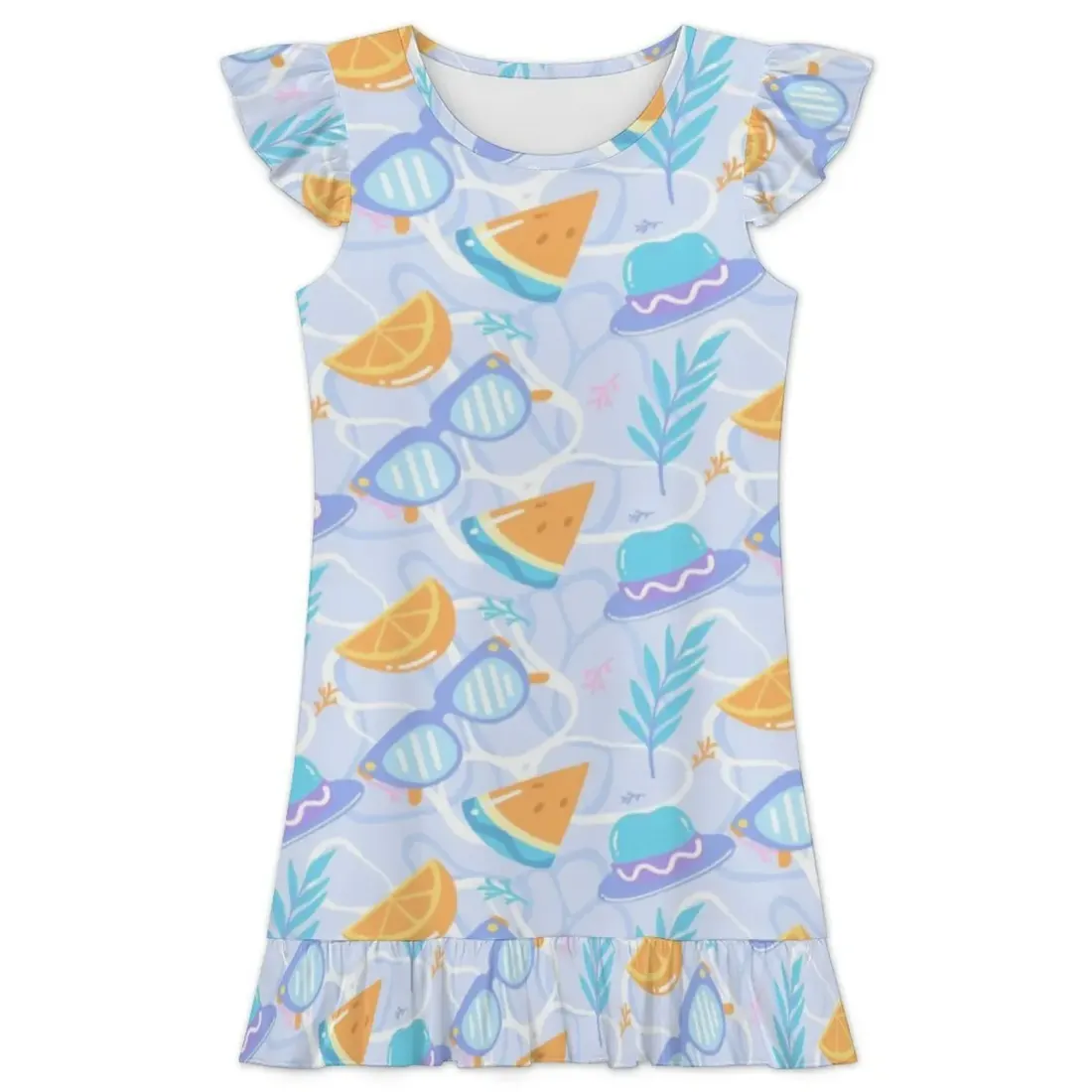 Girls' Ruffle Hem Nightgown — photo 6