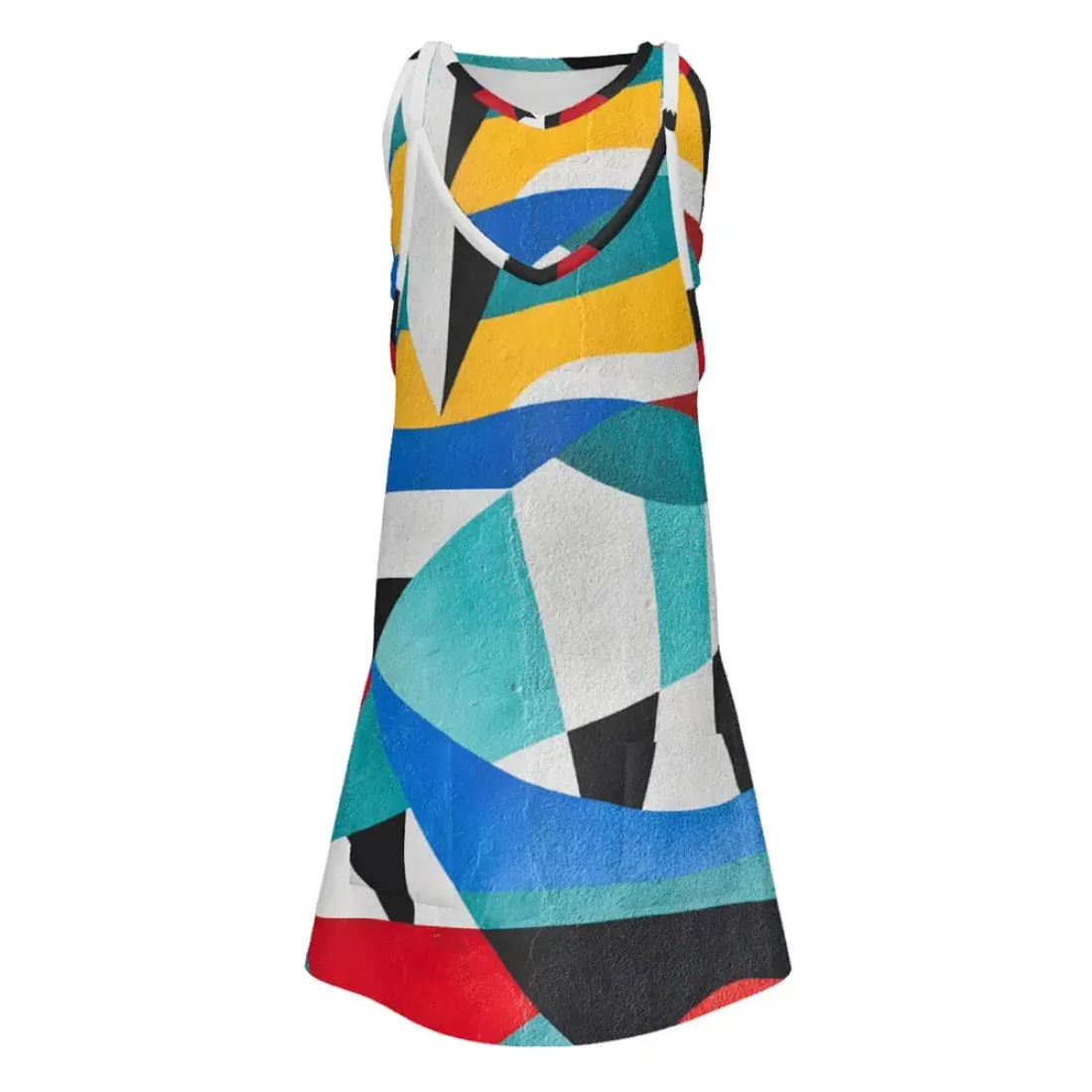 Children's Sleeveless Romper Dress with Pockets