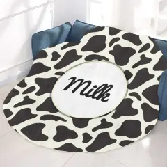 Circular Micro Fleece Blanket 60" thumbnail 1