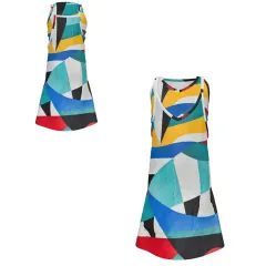 Children's Sleeveless Romper Dress with Pockets thumbnail 6