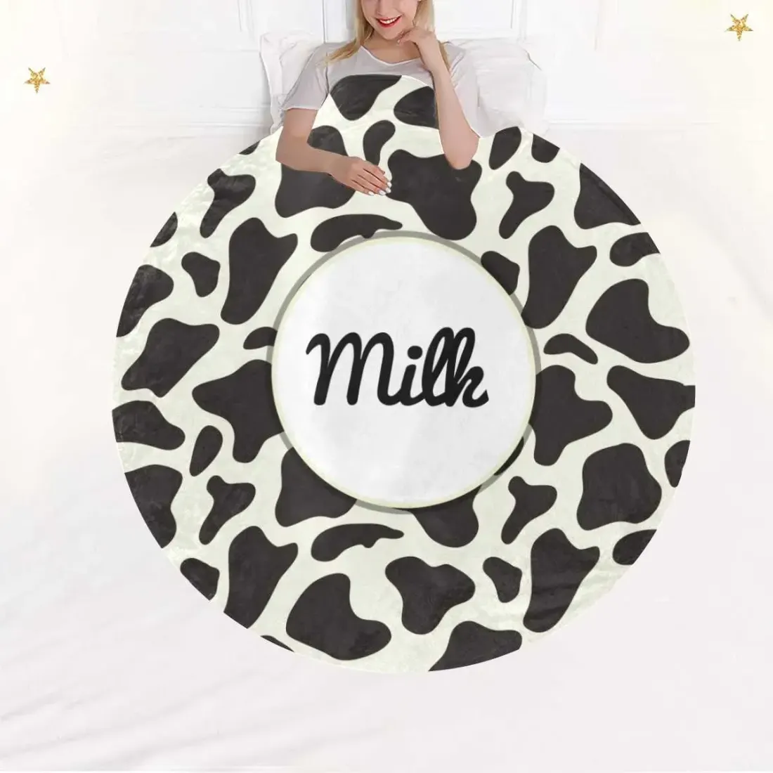 Circular Micro Fleece Blanket 60" — photo 3