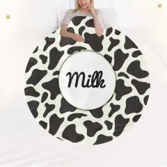Circular Micro Fleece Blanket 60" thumbnail 3