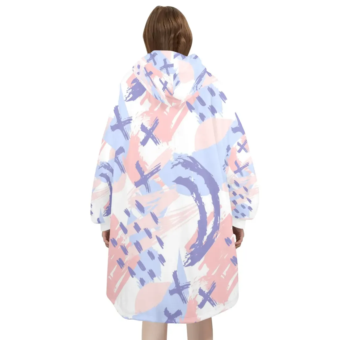 Unisex Blanket Hoodie(Model H59） — photo 6