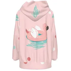 Children's Hooded Zip-Up Sweatshirt with Drawstrings thumbnail 5