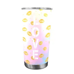 Custom Tumbler with Transparent Lid (20oz) thumbnail 6