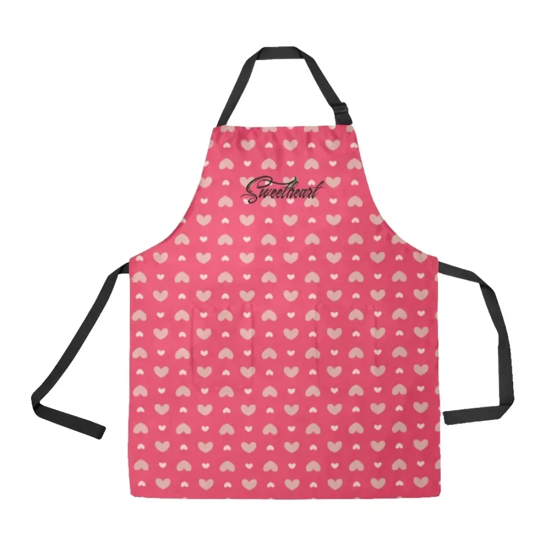 All Over Print Adjustable Apron with Pocket for Women — photo 2