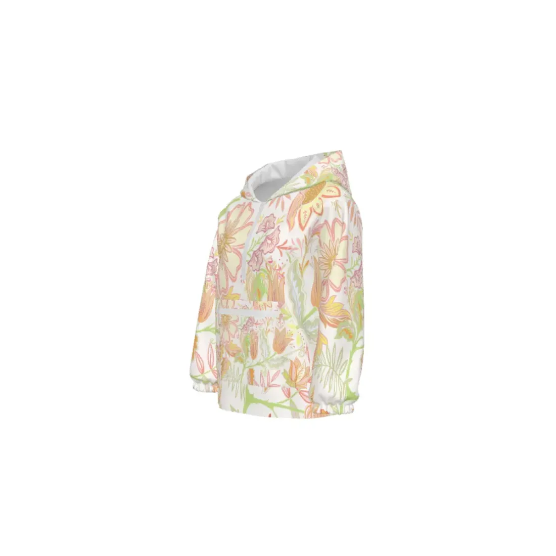 Girls' Double-Layer Hood Half-Zip Hoodie — photo 3