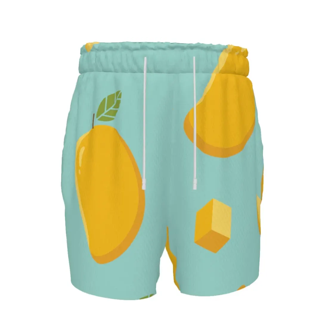Kids' Drawstring Beach Shorts with Side Pockets