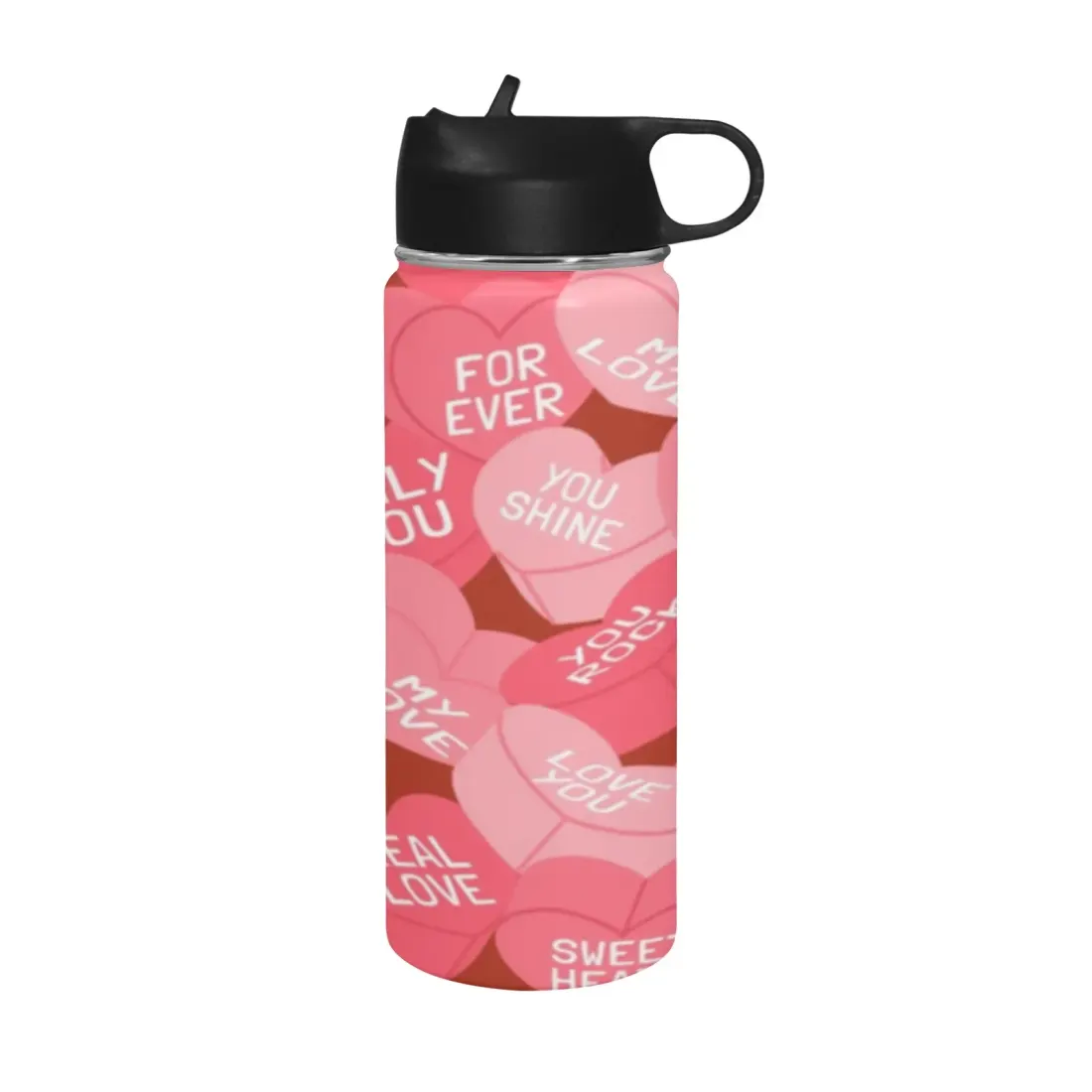 Water Insulated Bottles With Straw Lid(18 OZ ) — photo 3