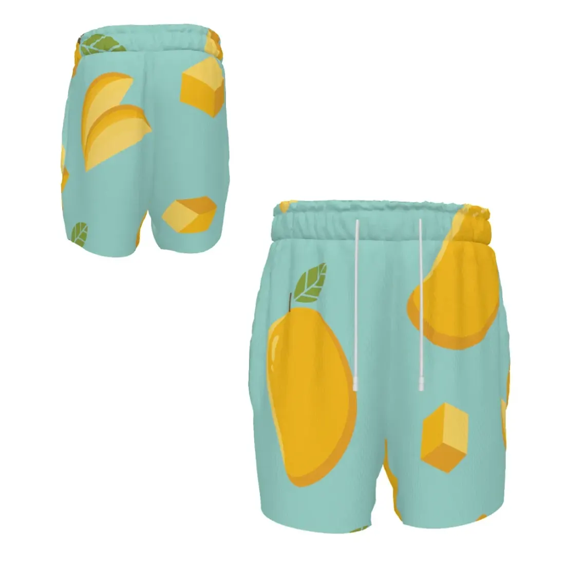 Kids' Drawstring Beach Shorts with Side Pockets — photo 6