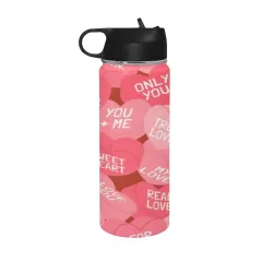 Water Insulated Bottles With Straw Lid(18 OZ ) thumbnail 6