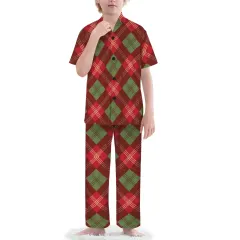 Big Boys' V-Neck Pajama Set (Model Sets 32) thumbnail 1