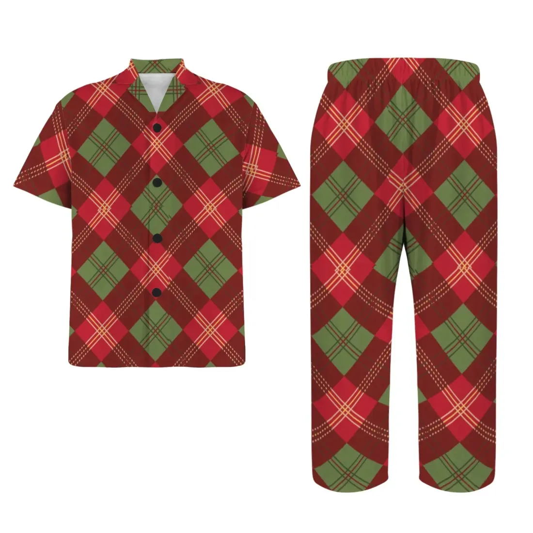 Big Boys' V-Neck Pajama Set (Model Sets 32) — photo 2