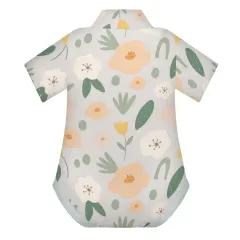 Baby Short Sleeve Polo Romper thumbnail 4