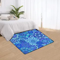 Area Rug with Black Binding 5'3''x4' thumbnail 2