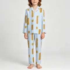 Long Kids' Pajamas without Pockets and Cuffs thumbnail 1