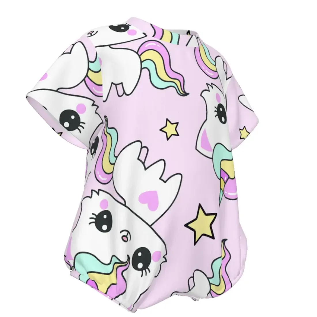 Baby's Short-Sleeve Romper — photo 2