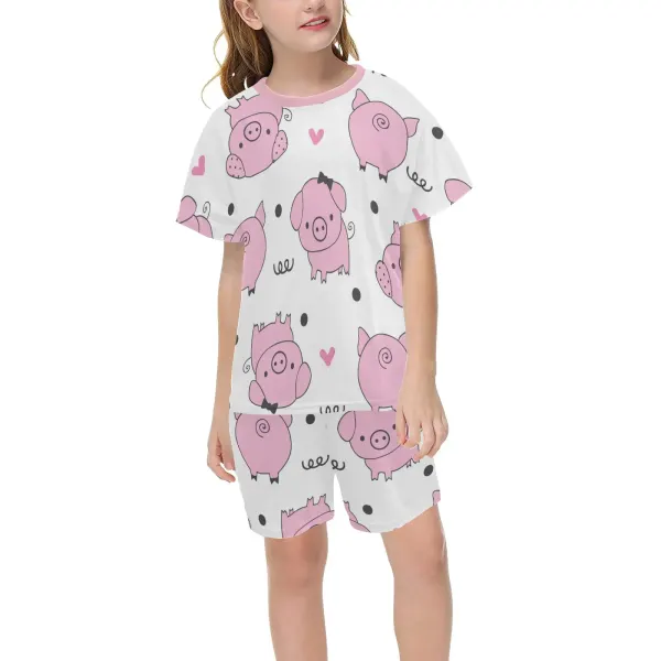 Big Girls' Short Pajama Set (ModelSets 01)